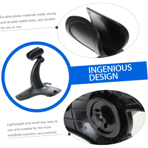 Handheld Barcode Scanner Stand Adjustable Holder for POS Retail Supermarkets and Store Use 2