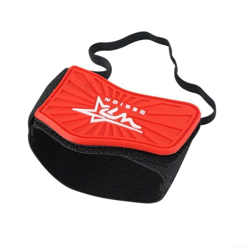 Motorcycle Gear Shift Protector Pad With Nonslip Pvc Rubber And Adjustable Strap For Riders Red 9119770377395