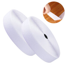 Reusable Hook and Loop Fastening Tape, Good Elasticity Restore for Daily Home Office Use, Special Rubber Coated Nylon Cable Ties with Cut-To-Size Capa