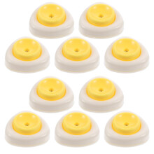 10pcs Egg Piercer Tool with Sturdy Plastic Base and Safety Lock for Kitchen Breakfast Prep