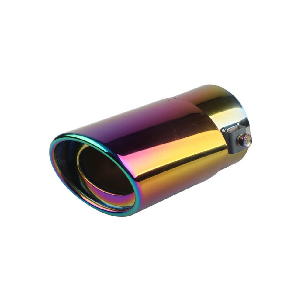 Universal Stainless Steel Car Exhaust Tip Rustproof Tail Pipe For 5.3Cm To 3.8Cm Straight 9001264560706