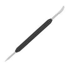 Ergonomisk kaffeværktøj, neglebåndsskubbe i rustfrit stål, giftfri fødevaregodkendt 304 rustfrit stål, latte art pen