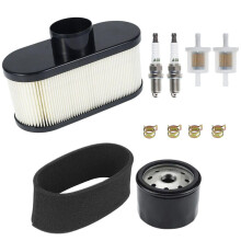 Kit de optimización del motor para tractor cortacésped, kit de mantenimiento de calidad, filtro de aire, filtro de aceite, filtro de combustible,