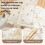 Breathable Mesh Crib Bumper Cot Liner with Airflow Padding for Baby Cot Bed 100cm E7 3