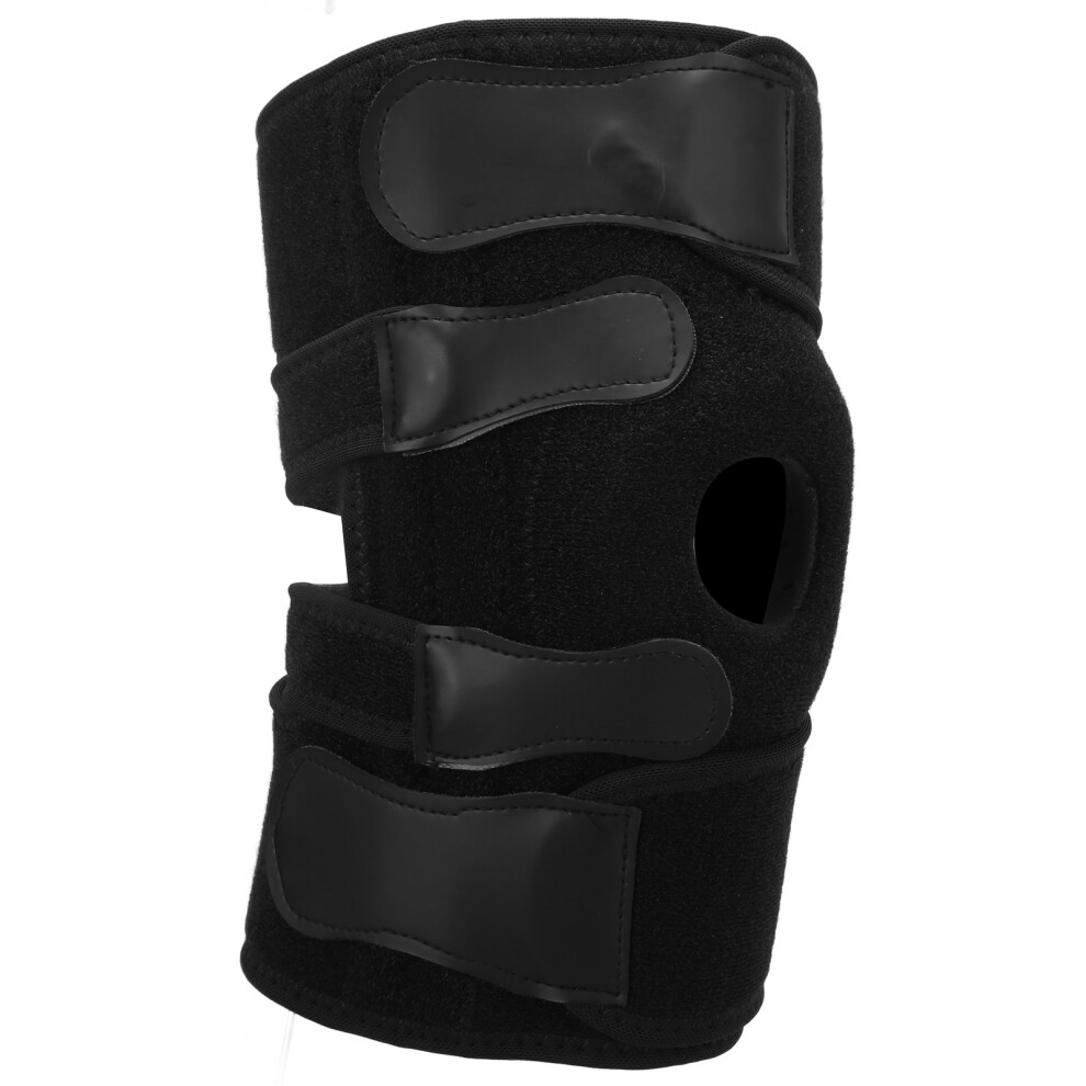 Arthritis Relief ACL Support Neoprene Knee Brace Open Patella Stabilizer with Adjustable Straps Knee Pads Support Shockproof Design Decompressive Gel