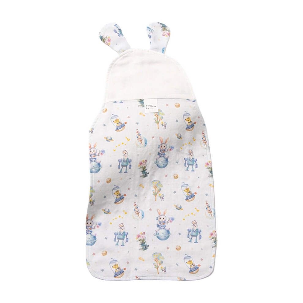 Baby Sweat Absorbent Backrest Towel with Cartoon Design for Toddlers and Infants in Kindergarten