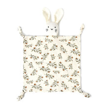 Baby Comforter Blanket with Soft Plush Doll, Cotton Soothing Cloth for Toddler Sleep