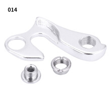 Patte de dérailleur arrière résistante pour vélos, en alliage d'aluminium de qualité supérieure, avec adaptateur à crochet et surface lisse
