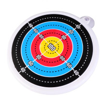 Archery Target with Suction Cup Hook Lightweight ABS for Kids Outdoor Practice and Skill Games