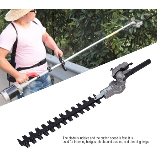 Hedge Trimmer Attachment Double Blade Fast Cutting Head Replacement for Backpack Hedge Trimmer 28mm 1