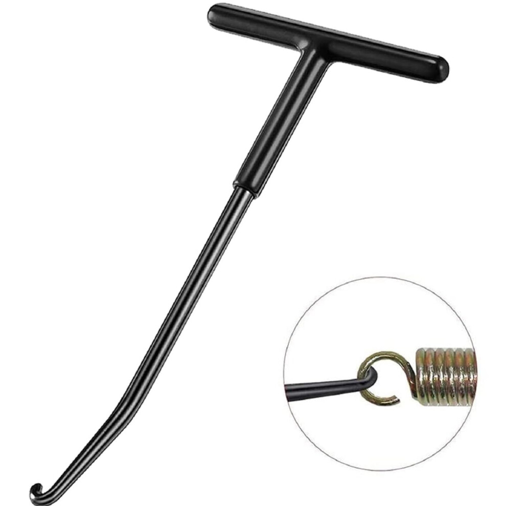 Spring Puller Tool With Ergonomic Rubber Grip, T Handle Steel Hook For Motorcycle Scooter Moped 9339159823392