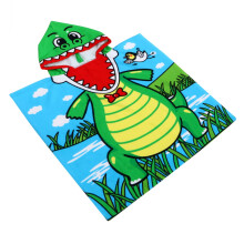 Quick Dry Hooded Beach Poncho Towel Lightweight Wearable Cape for Swimming Surfing Outdoors