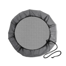 Rain Barrel Cover with Adjustable Drawstring, Debris Protection Mesh Net for Water Tank 60cm