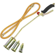 Bærbar propanbrenner, ugressbrenner med turboavtrekker for effektiv ytelse, ergonomisk håndtak for bred bruk i hjemmehage, gårdsbruk og industri.