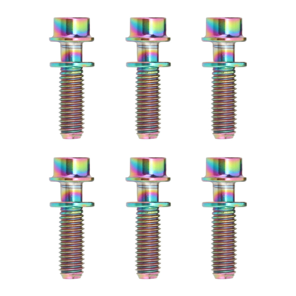 Hex Screw Titanium Bolt Set Rust Resistant Light Weight High Strength Stigma Chamfer Head Bicycle Stem Fastener With Washer Durable And Accurate Threa 9088816421555