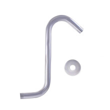 Gooseneck Shower Arm Extension with Adjustable Riser for WallMounted Bathroom Heads