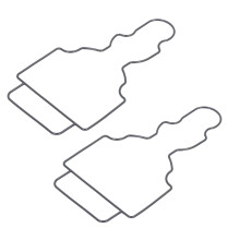 2 stücke 61N 45315 00 Verpackung Unteren Gehäuse