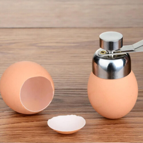 Egg Shell Cutter Stainless Steel Eggshell Remover Scissors for Boiled Eggs Kitchen Opener 1