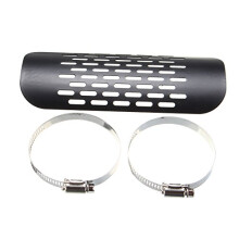 Motorcycle Exhaust Heat Shield Cover for Harley Cruiser Chopper with Heat Protection