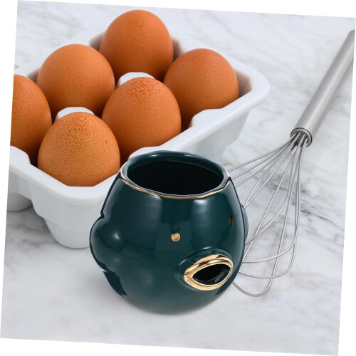 Ceramic Egg Separator Chicken Shape Yolk and White Divider for Baking and Cooking at Home 2