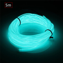Guirnalda de luces luminosas recortables para fiestas, luces de neón portátiles con batería, flexibles y de longitud ajustable para decoraciones