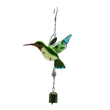 Decor de colibri, clopoței de vânt din vitralii, cadouri memoriale pentru decorarea casei în aer liber, captoare de soare din cristal,
