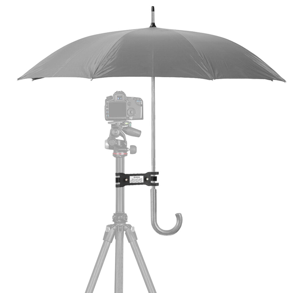 Tripod Umbrella Clamp Holder With Double Camera Mount For Outdoor Photography And Boom Stand 9339159824719