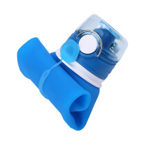 Sustainable Hydration: Collapsible Water Bottle, Heat Resistant Bpa Free Silicone, Reusable, Portable, Easy To Clean, Dishwasher Safe, Environmentally