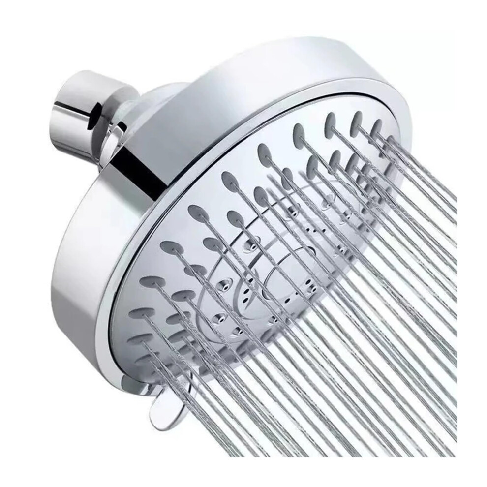 Pressure Shower Head 5 Modes 4 Inch Adjustable Rainfall Handheld For Bathroom Fixture 9001264563288