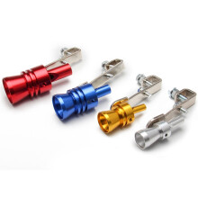 Universal Car Exhaust Whistle Turbo Sound Muffler Aluminum Blow Off Valve Simulator RedM