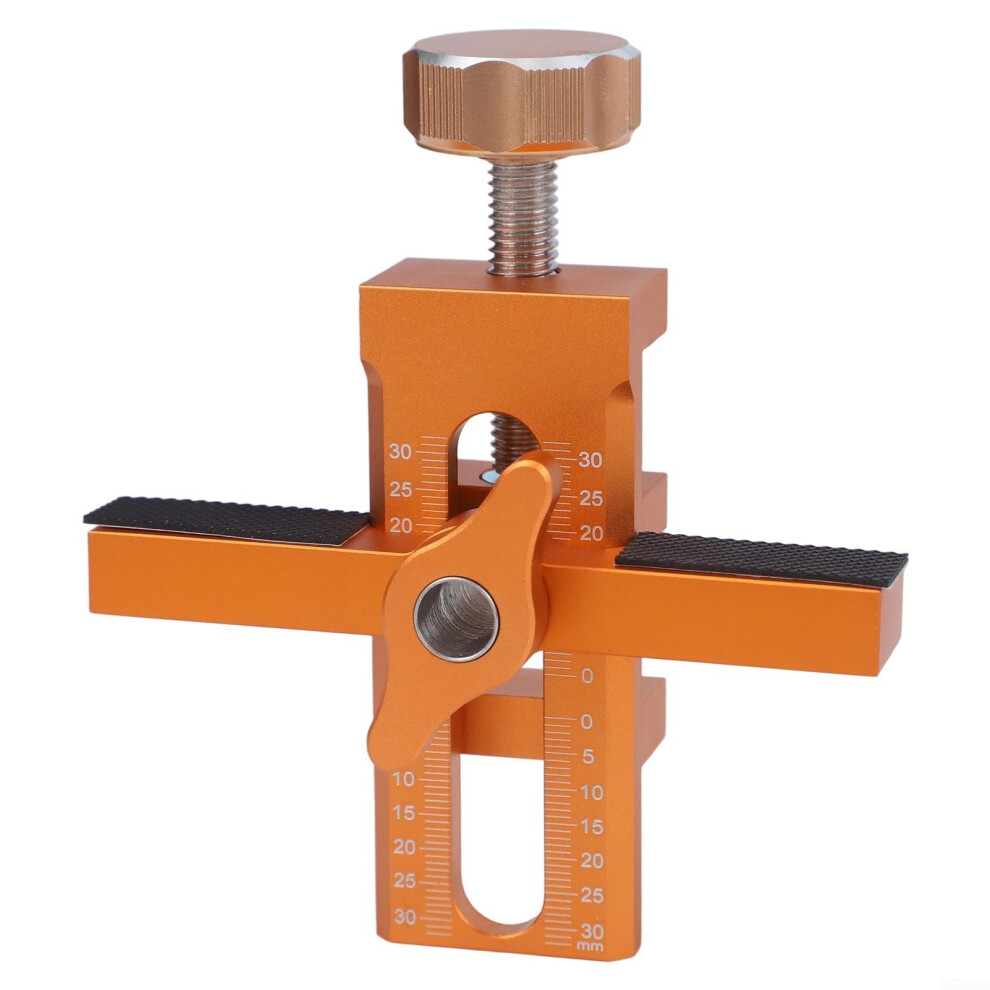 Cabinet Door Installation Jig Adjustable Aluminum Alloy Positioner With Drill Bit For Kitchen And Bathroom Cabinets 9339159826164