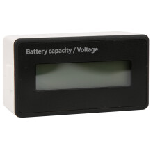 Spenningsmåler Batterikapasitetsindikator med digitalt display Kompatibel med blybatterier Kompatibel med litiumionbatterier Alarmfunksjon Vanntett