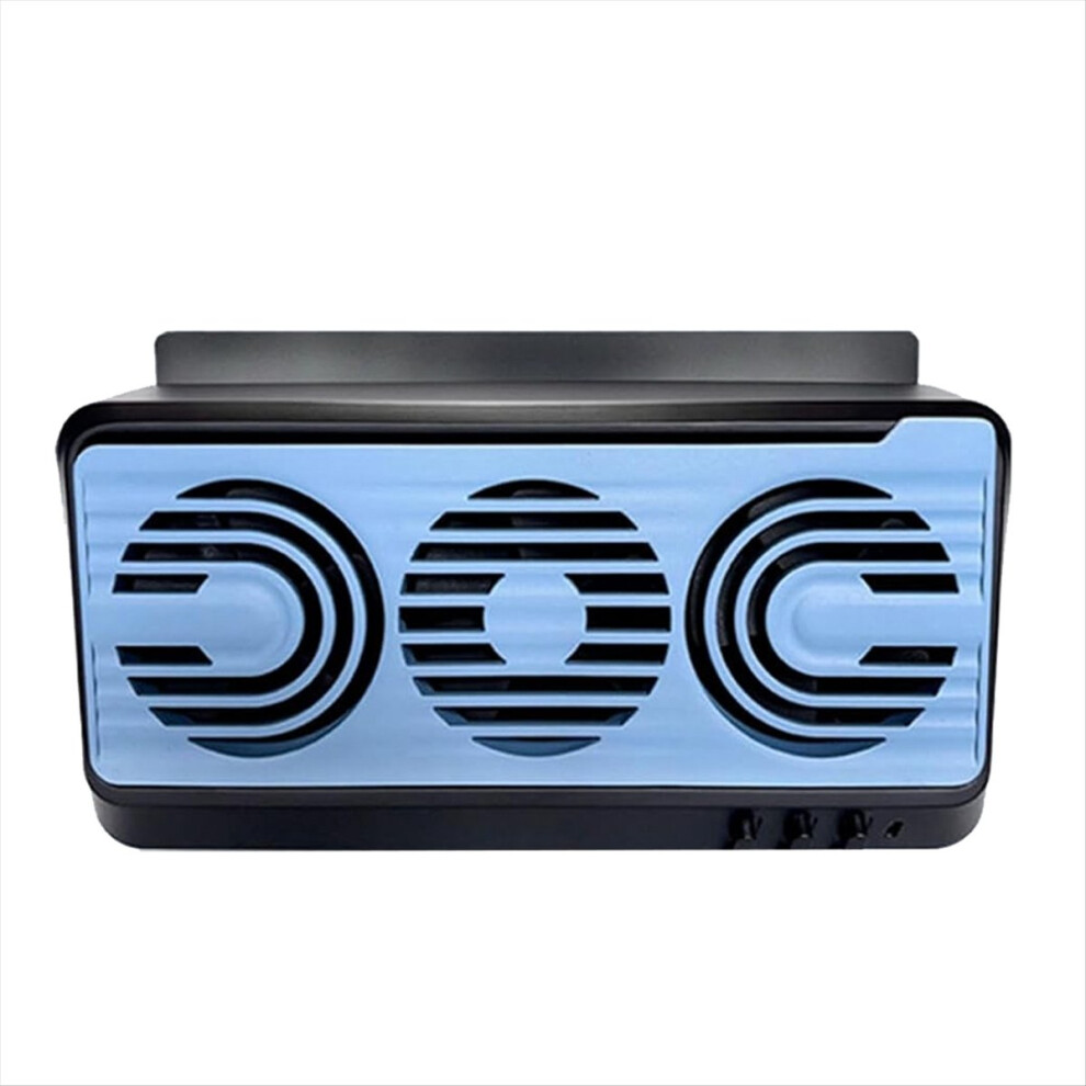 Car Solar Powered Exhaust Fan Window 180 Vehicle Ventilation Radiator 4851500915808
