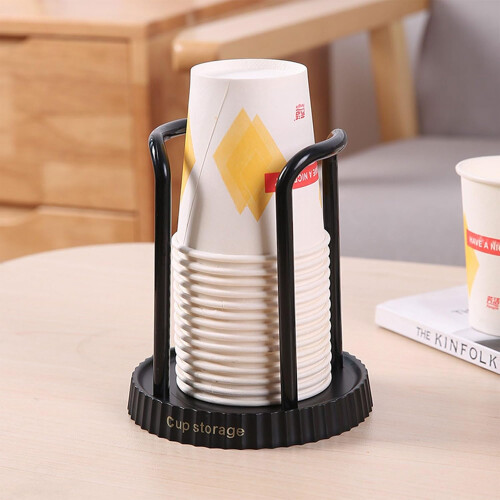 Disposable Cup Dispenser with SpaceSaving Design, MultiSize Paper Cup Holder for Kitchen and Office 2