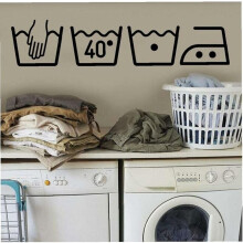 Husă de rufe cu uscător din vinil, plasată la comandă, cu caracteristici anti-vibrații pentru o suprafață de lucru spațioasă, bază