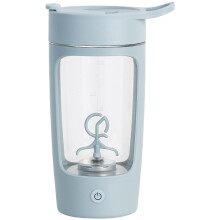 Protein Shaker Bottle with Type‑C Automatic Mixer, Portable 1200mAh Cup for Protein Powder and Coffee (Blue)