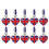 12Pcs Charms Uk Para DIY Metal Resistente Colorido 11