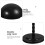 2Pcs Suporte Para Peruca E De Plástico Preto, Ideal Para Salões 7