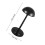 2Pcs Suporte Para Peruca E De Plástico Preto, Ideal Para Salões 2