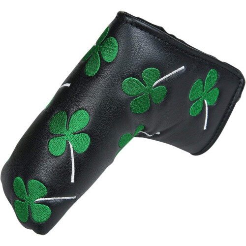 Καλύμματα Κεφαλής Γκολφ Putter, Σχέδιο Lucky Clover, Κεντημένη Προστασία Λεπίδας για τα 1