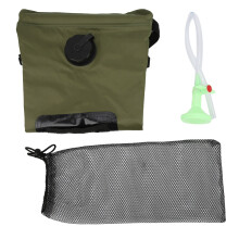 Tragbare Duschtasche für den Außenbereich, solarbeheizt, großes Fassungsvermögen, leicht und tragbar, mit Ein-/Ausschalter am Duschkopf, geeignet
