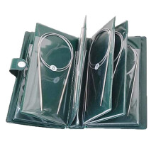 Stainless Steel Circular Knitting Needles Set 80cm 11pcs for Crochet and Beginner Knitting Projects
