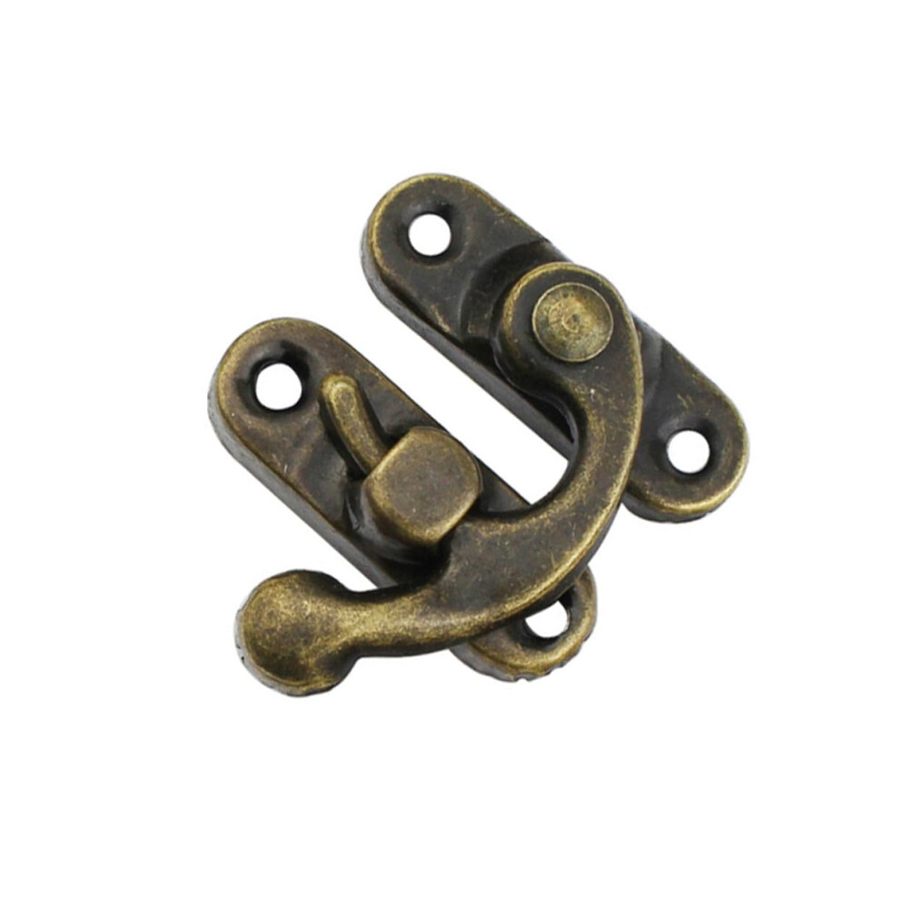 30Pcs Heavy Duty Chest Lock Hasp With Right Hook Rustproof Spring Latch Case Buckle For Wooden Box 9323874611600