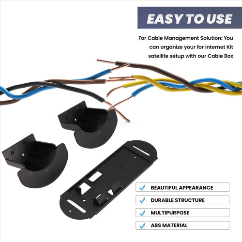 Neu für Ethernet-Kabelbox-Management-Zubehör Adapter 2