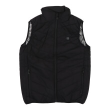 Gilet riscaldato per l'inverno, giacca riscaldante elettrica USB con fibra di carbonio a riscaldamento rapido, design unisex, 3 impostazioni di