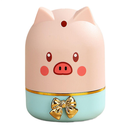Cute Animal Toothpick Holder Dispenser Automatic Kitchen Dining Table Pig Design