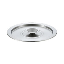 36cm Stainless Steel Pot Lid with AntiScald Handle, RustProof Stir Fry Pan Cover