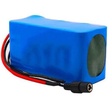 24V 30Ah EBike Battery Pack with Charger, Waterproof PVC Shell, Long Life for 250W500W Motor