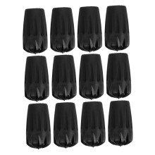 12pcs Trekking Pole Tips PVC NonSlip Replacement Caps for Hiking Walking Sticks Outdoor Grip