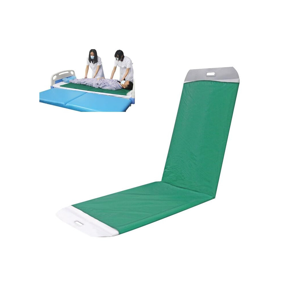 Patient Transfer Board for Seniors and Disabled, Foldable Design with Easy Grip Handles, Green